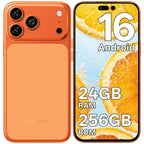 OUKITEL C17PLUS, orange, mobile Android, 64 Go, 4 Go de RAM, 6,9", processeur Octa-Core, 5000 mAh