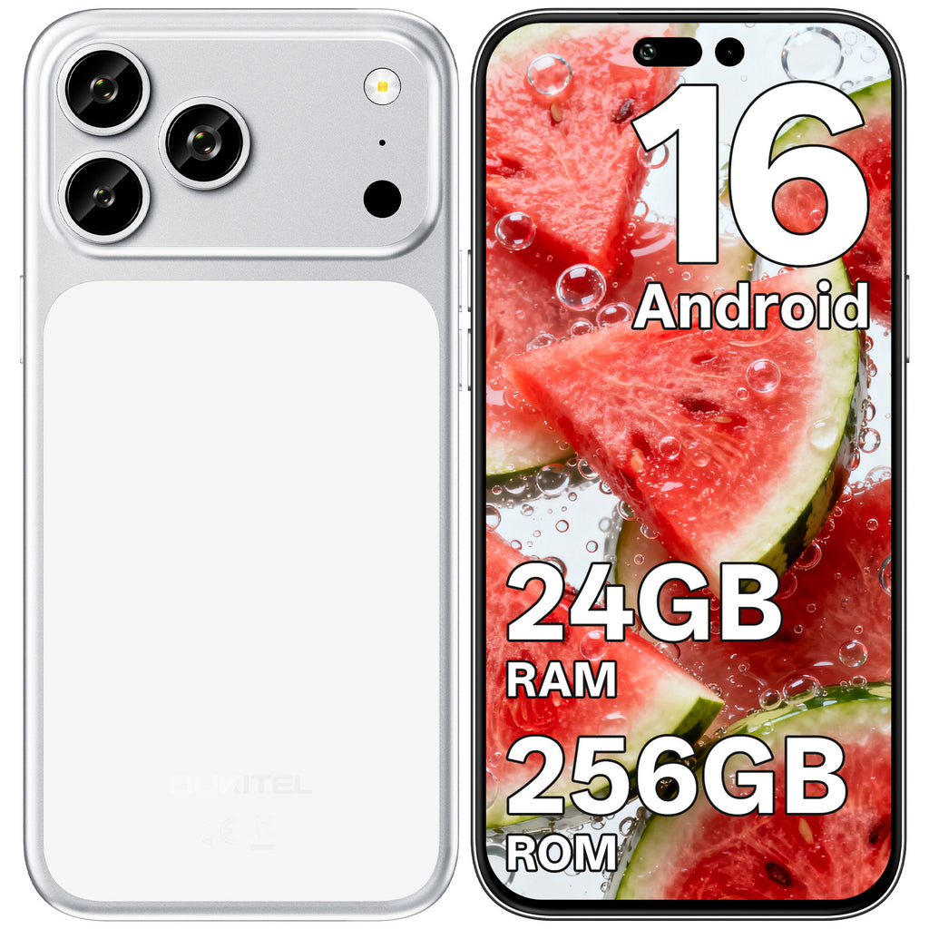 OUKITEL C17PLUS, orange, mobile Android, 64 Go, 4 Go de RAM, 6,9", processeur Octa-Core, 5000 mAh